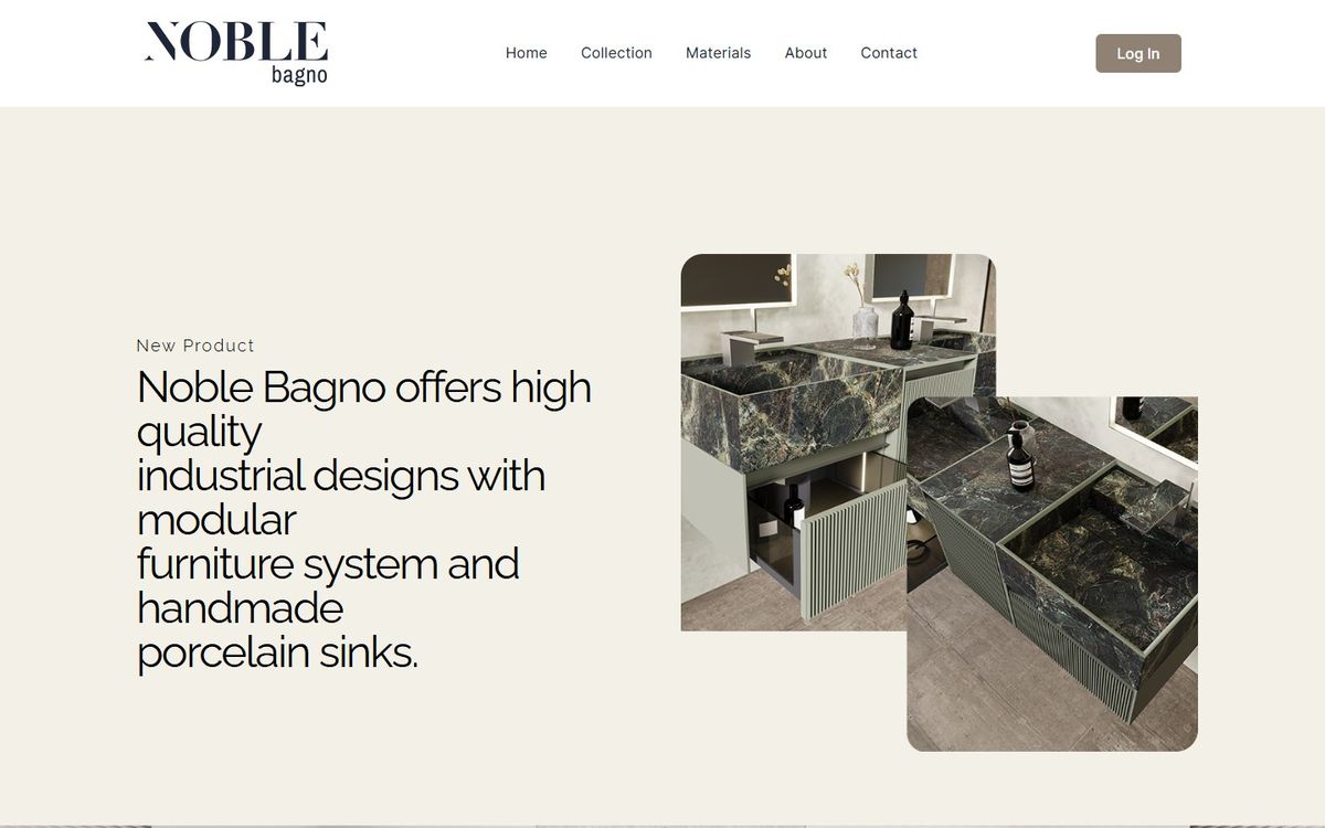 Noble Bagno web sitesi